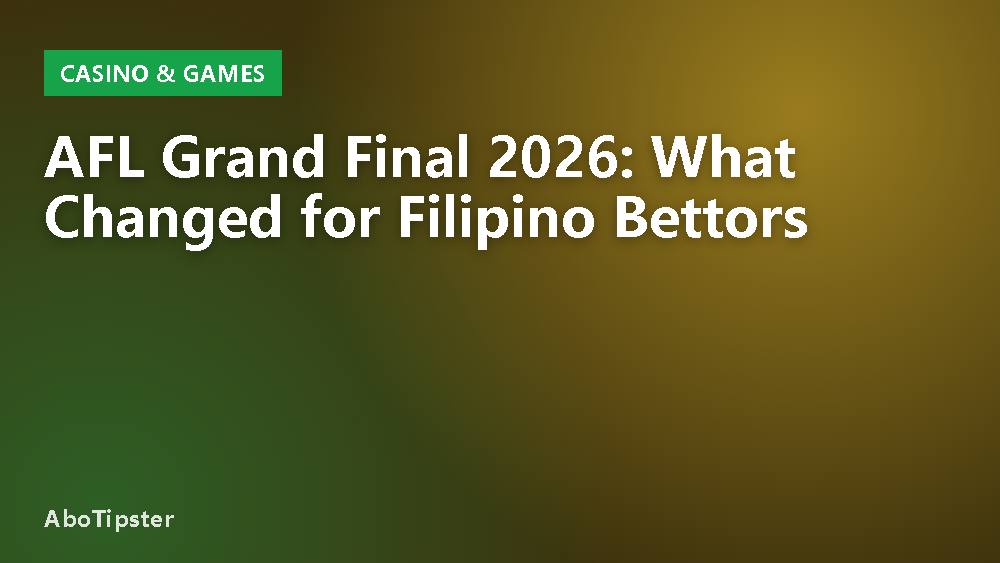 AFL Grand Final 2026: What Changed for Filipino Bettors